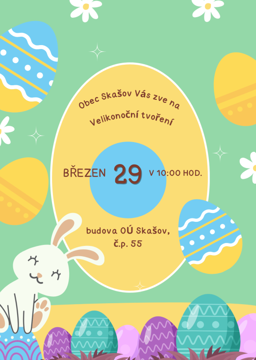 Pozvánka na&nbsp;Velikonoční tvoření