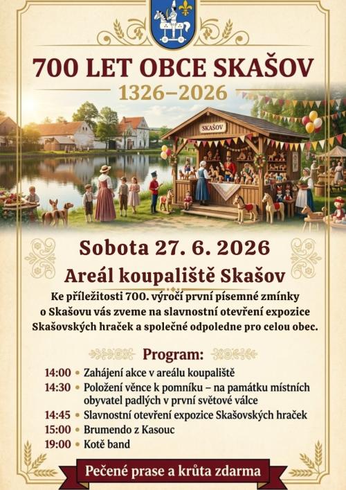 700 let Skašova - otevření expozice Skašovských hraček